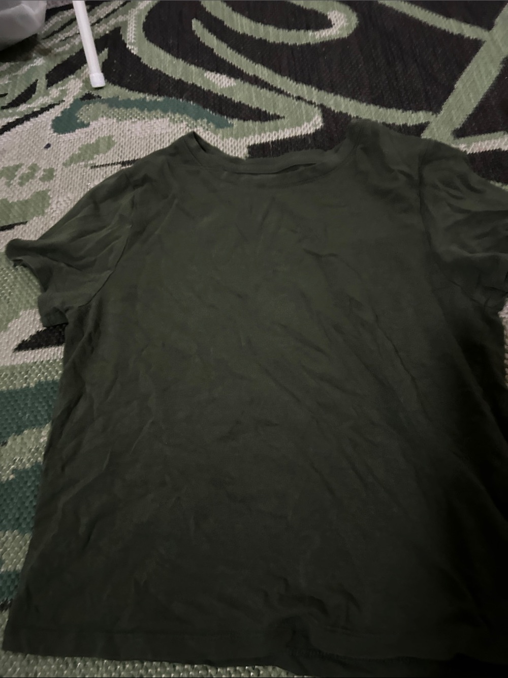 Classic Girls Olive Green Crew Neck T-Shirt